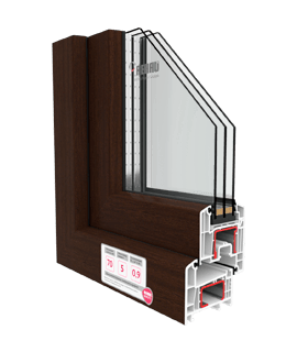 REHAU DELIGHT-DESIGN Темный дуб