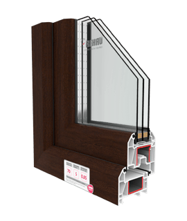 REHAU GRAZIO Темный дуб