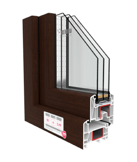 REHAU INTELIO Темный дуб