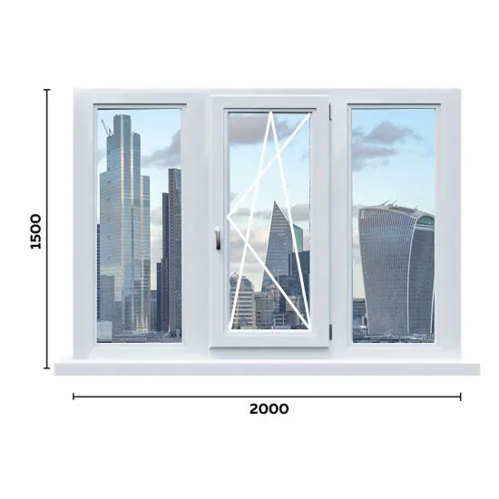 Окно 2000 мм