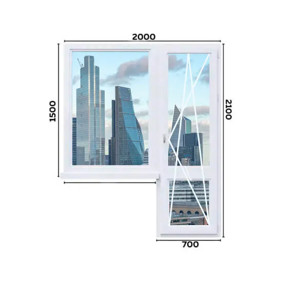 Балконный блок 2000 мм