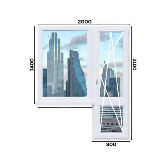 Балконный блок 2000 мм